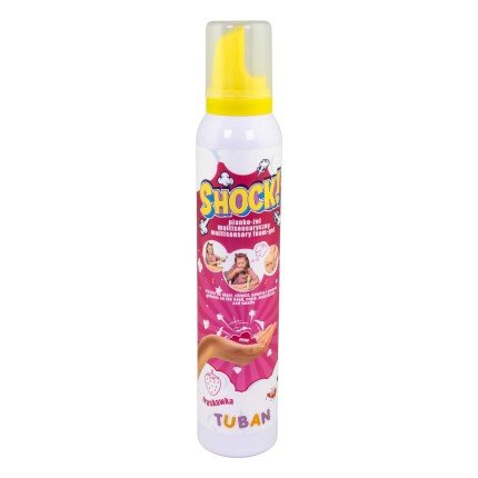 Shock! - multisensoryczny pianko-żel, truskawka, 200 ml / Tuban