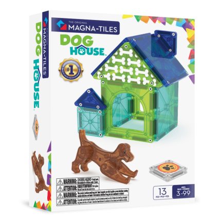 Klocki Magnetyczne Dog House 13 el. / Magna-Tiles