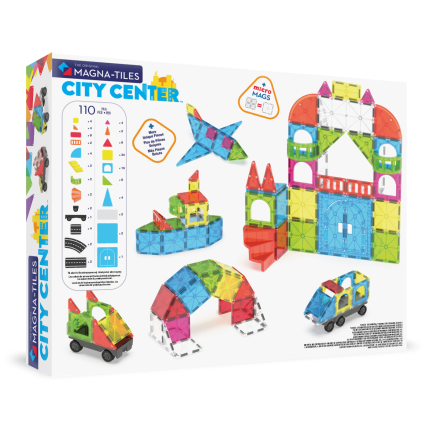 Klocki Magnetyczne City Center 110 el. / Magna-Tiles