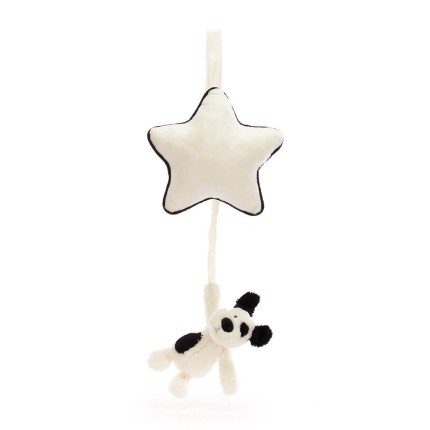 Łaciaty Piesek z Gwiazdką i Pozytywką Kremowy 30 cm / Jellycat
