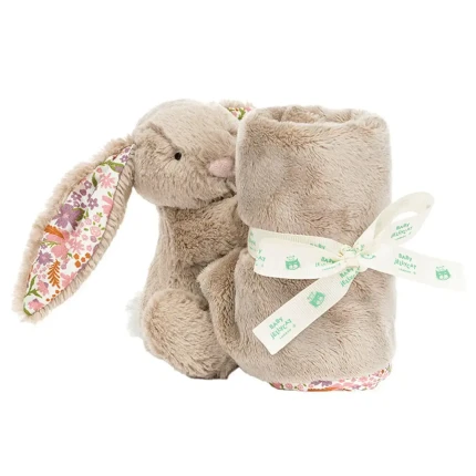 Króliczek z Kwiecistymi Uszami „Petal” Szmatka Przytulanka Beżowa 34 cm / Jellycat