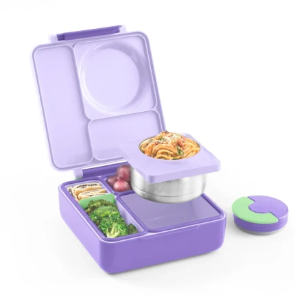 OMIEBOX lunch box z termosem, Lilac Purple / OMIE