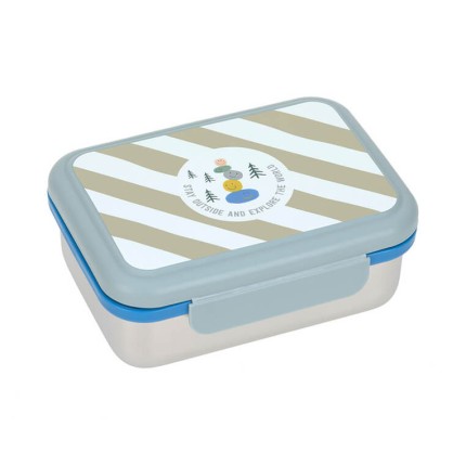Lunchbox ze stali nierdzewnej Sunny Explorer green & blue / Lassig