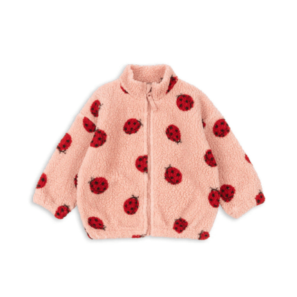 Kurtka pluszowa Jody - ladybug pink / Konges slojd