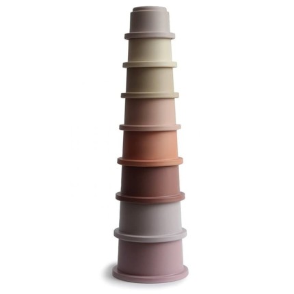 Stacking Tower - wieża z kubeczków PETAL  / Mushie