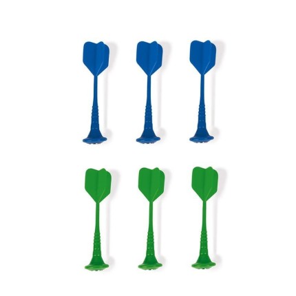 Zestaw rzutek magnetycznych 6 sztuk - zielone i niebieskie / Janod J02078