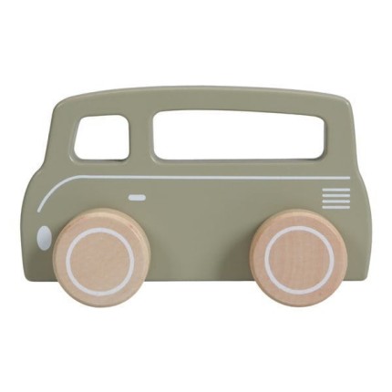 Drewniane autko zielone / Little Dutch LD7002
