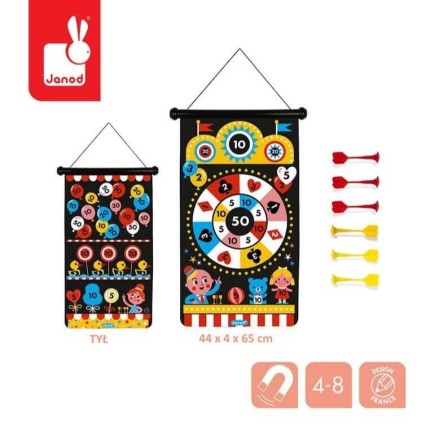 Magnetyczna gra w rzutki Wesołe Miasteczko / Janod J02083