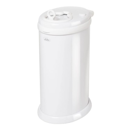 Stalowy kosz na pieluchy - white / Ubbi
