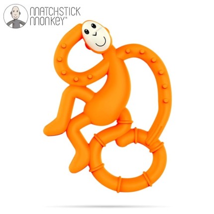 Gryzak masujący MINI POMARAŃCZOWY / Matchstick Monkey