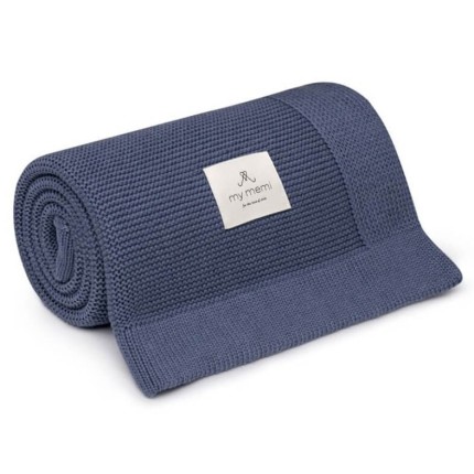 Bambusowy kocyk denim 80x100 - classic / My Memi