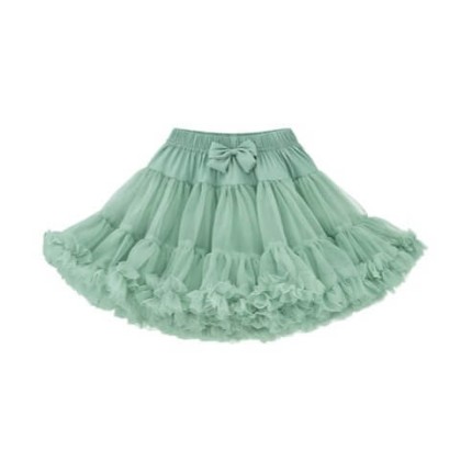 Spódnica Pettiskirt - brudna mięta / Manufaktura Falbanek