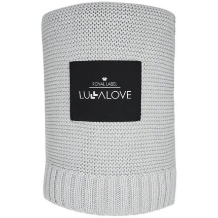 Bambusowy koc 80x100 SZARY Classic / Lullalove