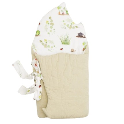 Rożek niemowlęcy mata do zabawy LIŚĆ GARDEN / Layette