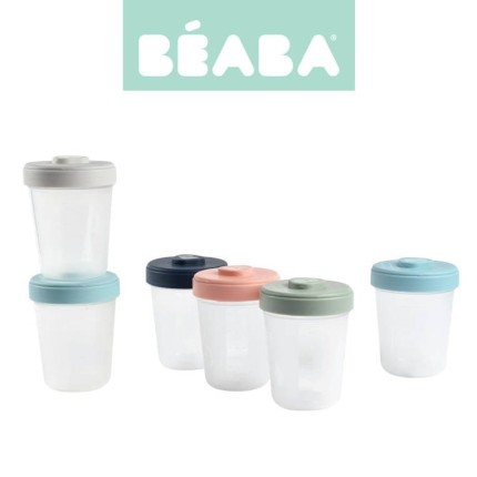 Zestaw słoiczków Clip 6 szt. (6x250ml) / Beaba