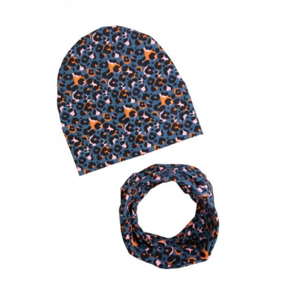 Czapka z kominem wiosenno-jesienna WILD SPOTS / UL&KA