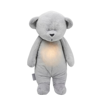 Moonie 2.0 SILVER - szumiący miś z lampką