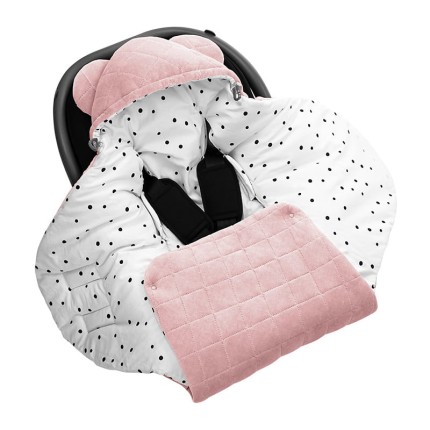 Otulacz, kocyk do fotelika samochodowego Royal Baby Pink / Sleepee