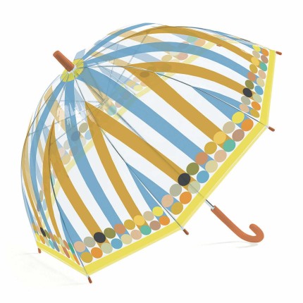 Parasol przeciwdeszczowy KOLOROWE PASKI / Djeco DD04715