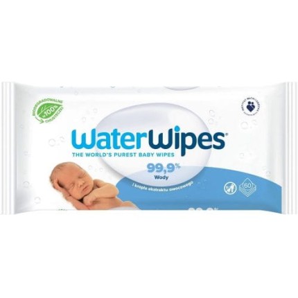 Chusteczki nasączane czystą wodą WaterWipes 60szt.