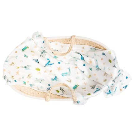 Otulacz kocyk bambusowy OCEAN / Layette