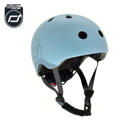 Kask S-M dla dzieci 3+ Steel / Scootandride