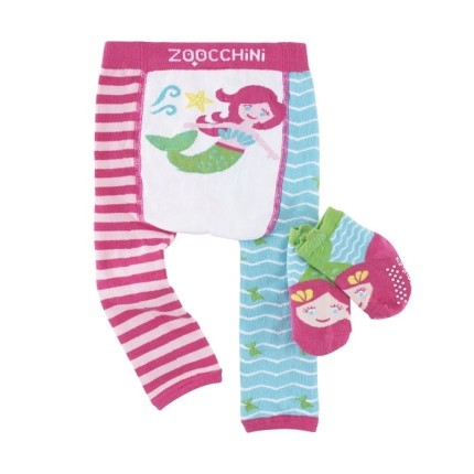 Legginsy rajstopy + skarpetki Syrenka / Zoocchini