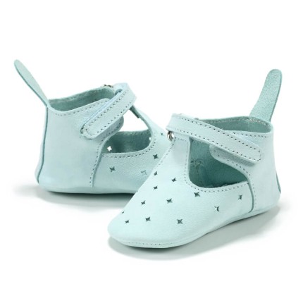 Buciki LIGHT Moonie's First, rozmiar S - turquise dust / La Millou