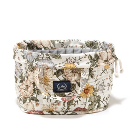 Organizer na pieluchy pikowany - Vintage Meadow - grey / La Millou