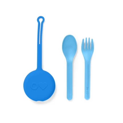OMIEPOD zawieszka - pokrowiec ze sztućcami, Capri Blue / OMIE