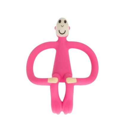 Gryzak masujący ze szczoteczką RÓŻOWY / Matchstick Monkey