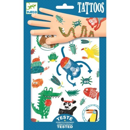 Tatuaże Zwierzaczki / Djeco DJ09576