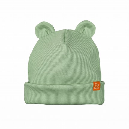 Czapka Puchatka - pistacja / Benni