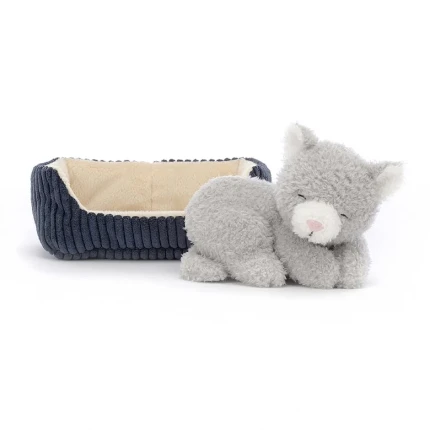 Kot Nipper w legowisku 10 x 14 cm/ Jellycat NAP3NC
