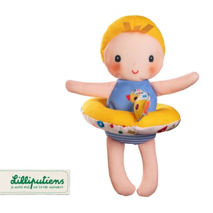 Laleczka do kąpieli Gaspard 6 m+ / Lilliputiens 83423