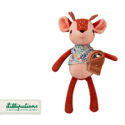 Przytulanka z pozytywką Sarenka Stella Eco 0 m+ / Lilliputiens 83391