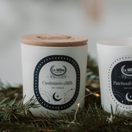 Sojowa świeca zapachowa - CASHMERE & MILK / La Millou