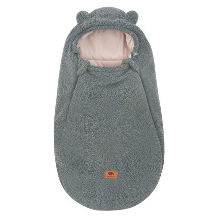 Śpiworek do fotelika Teddy Bear - szałwia / Samiboo