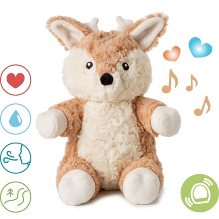 Szumiąca Sarenka z czujnikiem ruchu i pozytywką / Cloud b® Love Light Buddies Finley Fawn™