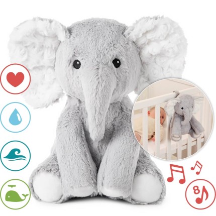 Szumiący Słoń z pozytywką / Cloud b® Love Light Buddies Finley Elephant™