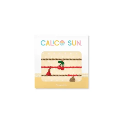 Zestaw Bransoletek Riley - Wisienki, 3 szt. / Calico Sun