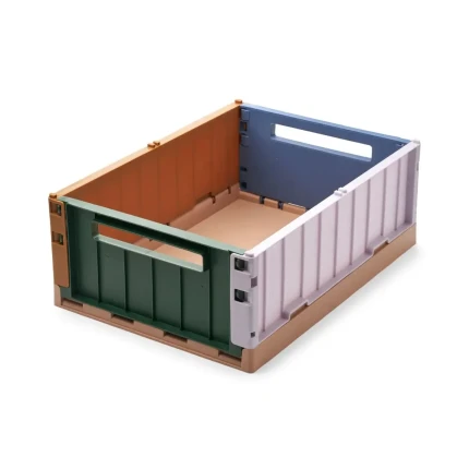 Duża skrzynka Weston L - Garden green multi mix / Liewood