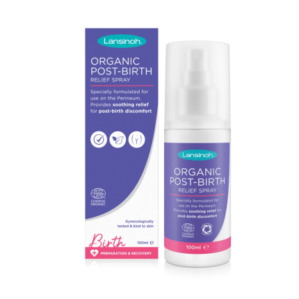 Organiczny poporodowy spray przeciwbólowy, 100 ml / Lansinoh
