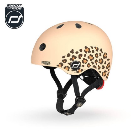 Kask XXS-S dla dzieci 1-5 lat Leopard / Scootandride