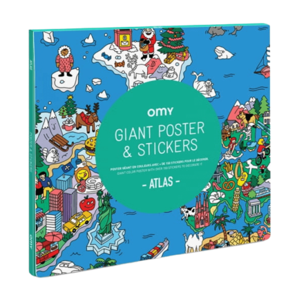 Plakat wyklejanka ATLAS / OMY