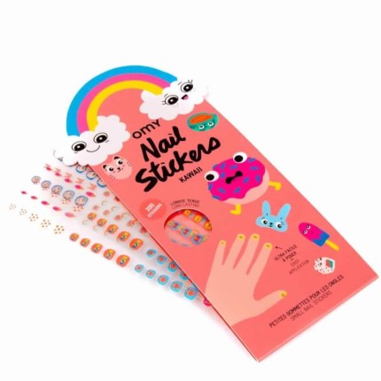 Naklejki na paznokcie dla dzieci Kawaii - 200 sztuk / OMY