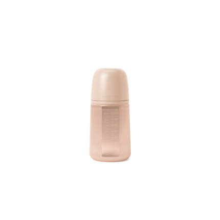Butelka silikonowa SX Pro, średni przepływ, 240 ml - cielista / Suavinex