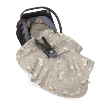 Kocyk do fotelika - Goose Family Vintage Beige / BabySteps
