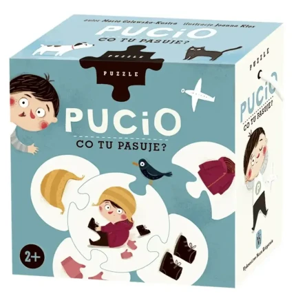 Pucio. Puzzle: Co tu pasuje? / Wydawnictwo Nasza Księgarnia