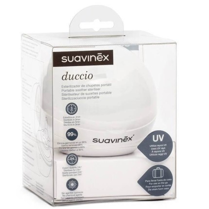 Sterylizator UV Duccio do smoczków - biały / Suavinex